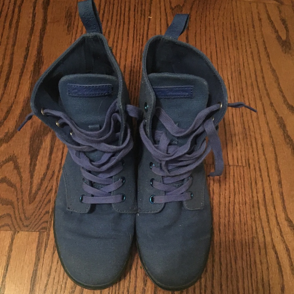 Dr. Martens Blue High Top Sneakers